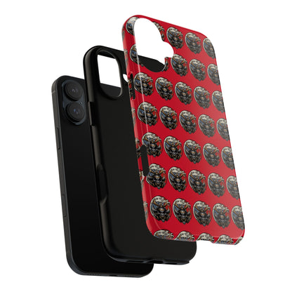Bold Phone Case, Tough Phone Cover, Red Phone Protector, Unique Gift for Him/Her, Trendy Tech Accessory