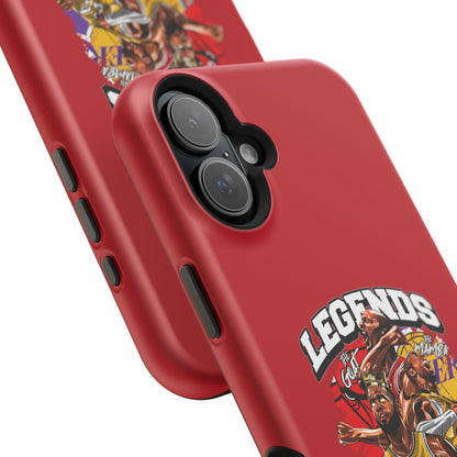 Legends Basketball Graphic Phone Case — Impact-Resistant iPhone Cover