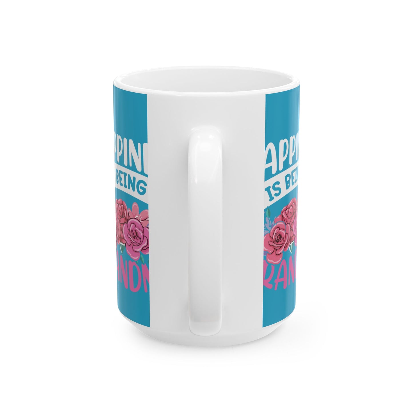 Floral Grandma Mug - Happiness is Being a Grandma - Perfect Gift for Mother's Day