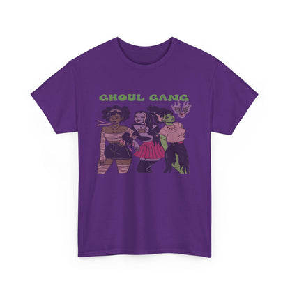 Ghoul Gang Unisex Heavy Cotton Tee | Halloween T-Shirt, Spooky Apparel, Gothic Fashion, Funny Gift, Group Costume