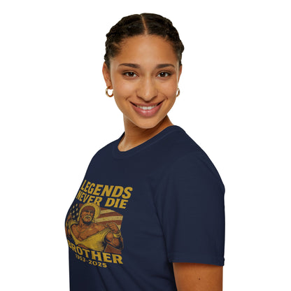 Legends Never Die Brother Memorial T-Shirt – Vintage Tribute Tee (1952–2023)