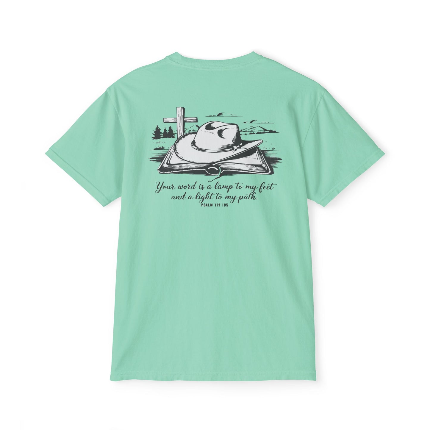 Unisex Pocket T-Shirt with Inspirational Quote - Perfect for Everyday Wear, Gift for Friends and Family, Spiritual Vibes, Summer Outing