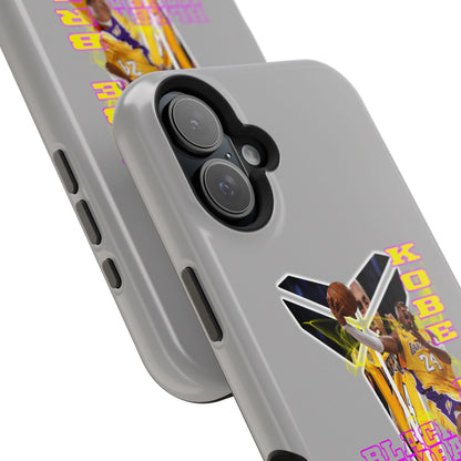 Impact-Resistant Phone Case — Bold Retro Basketball Graphic
