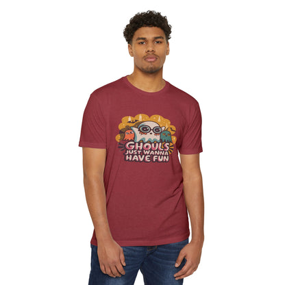 Halloween Fun Graphic Tee, Ghouls T-shirt, Unisex T-shirt, Spooky Shirt, Casual Halloween Apparel