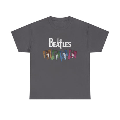 Retro Beatles Graphic Tee - Vintage Unisex Heavy Cotton T-Shirt, Music Lover Gift, 60s Inspired Fashion, Concert T-Shirt, Gift for Him/Her
