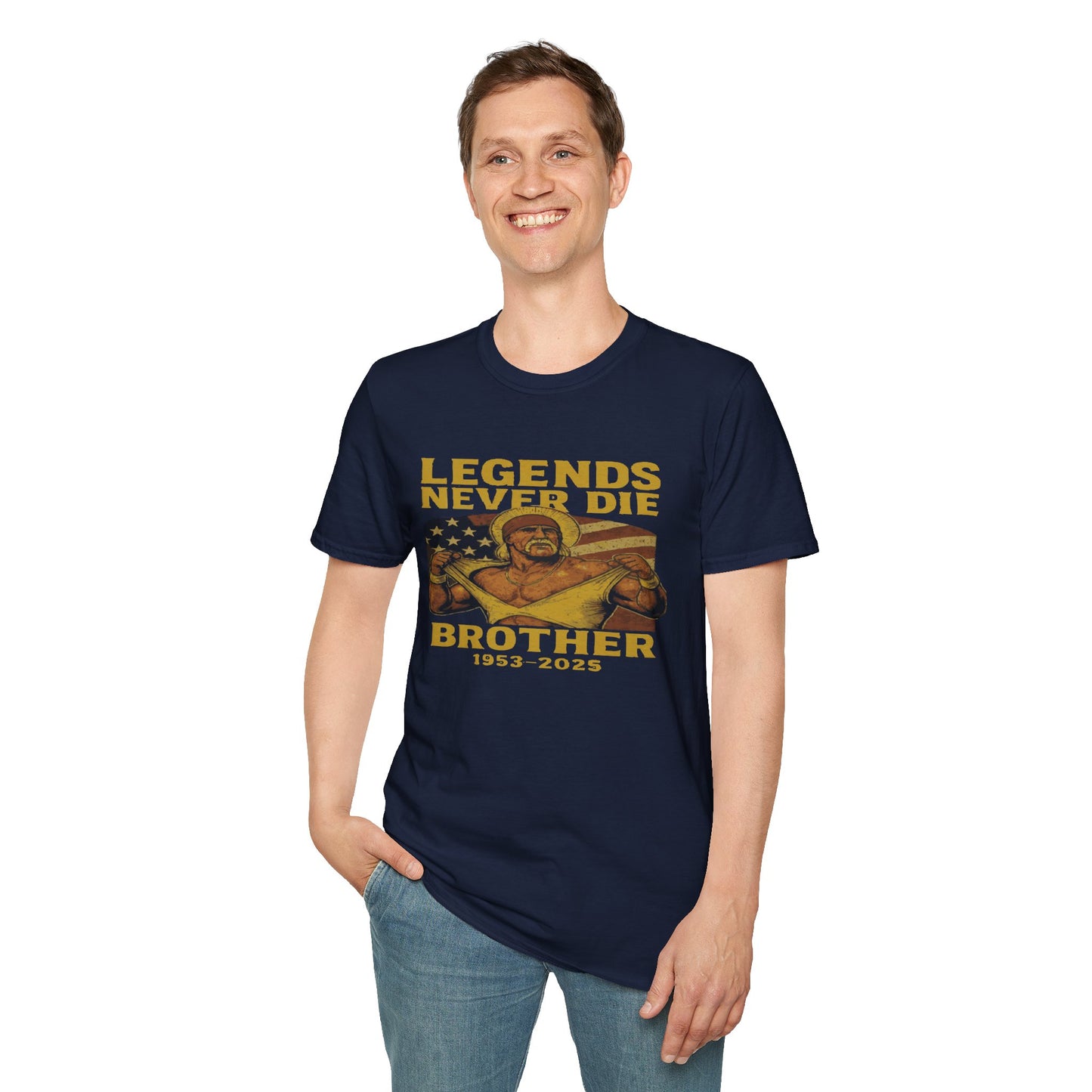 Legends Never Die Brother Memorial T-Shirt – Vintage Tribute Tee (1952–2023)
