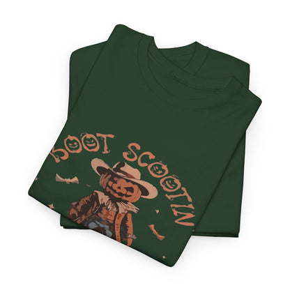 Spooky Cowboy Tee, Unisex Heavy Cotton T-Shirt, Halloween Costume, Fall Fashion, Fun Casual Wear, Gift for Friends, Boot Scootin' [...]