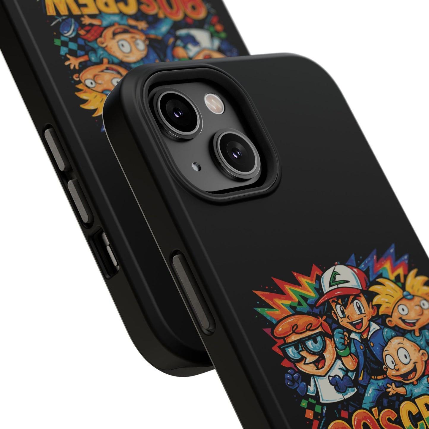 90s Crew Impact-Resistant Phone Case — Retro Cartoon Gamer Design