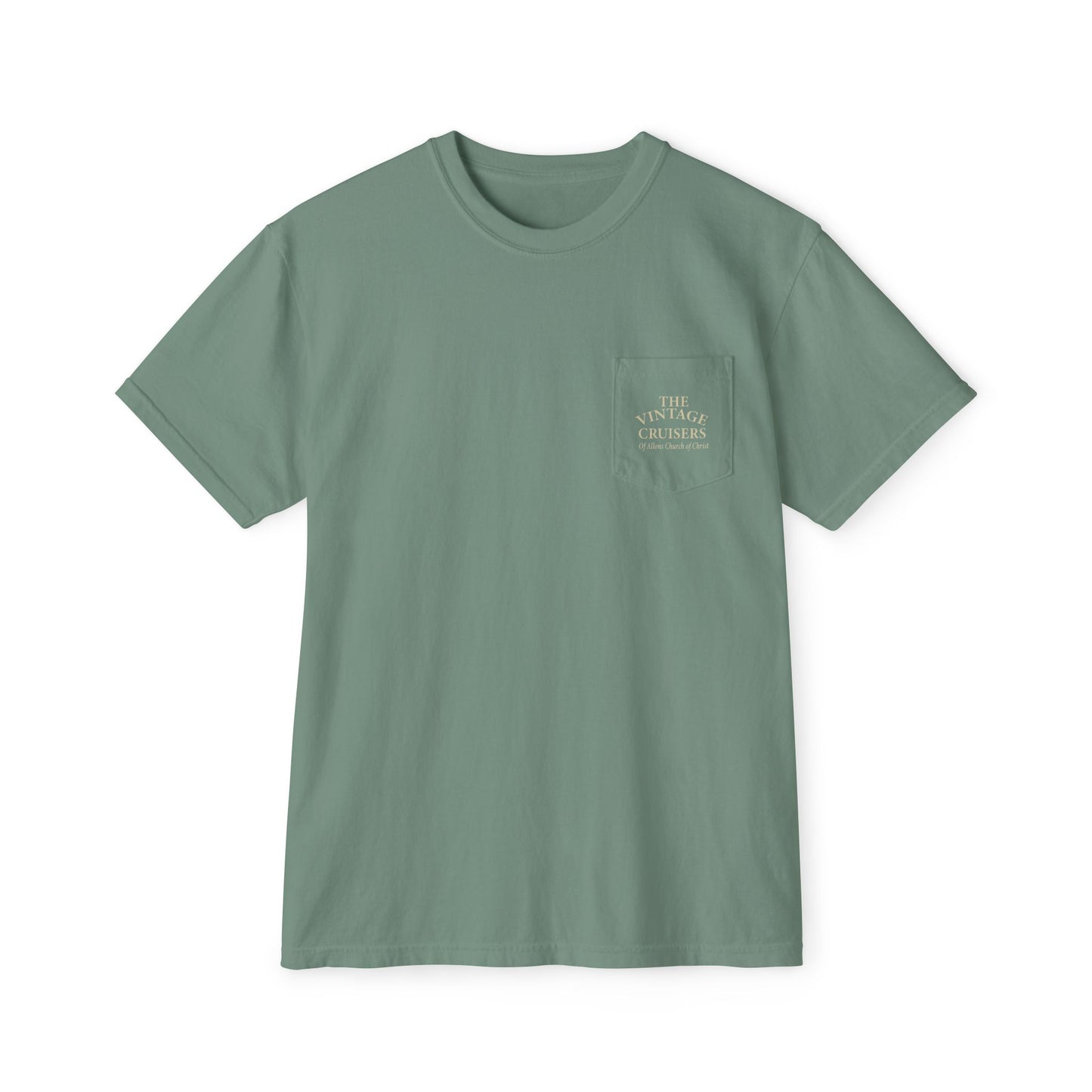 Vintage Allons church of Christ Cruise Pocket T-Shirt