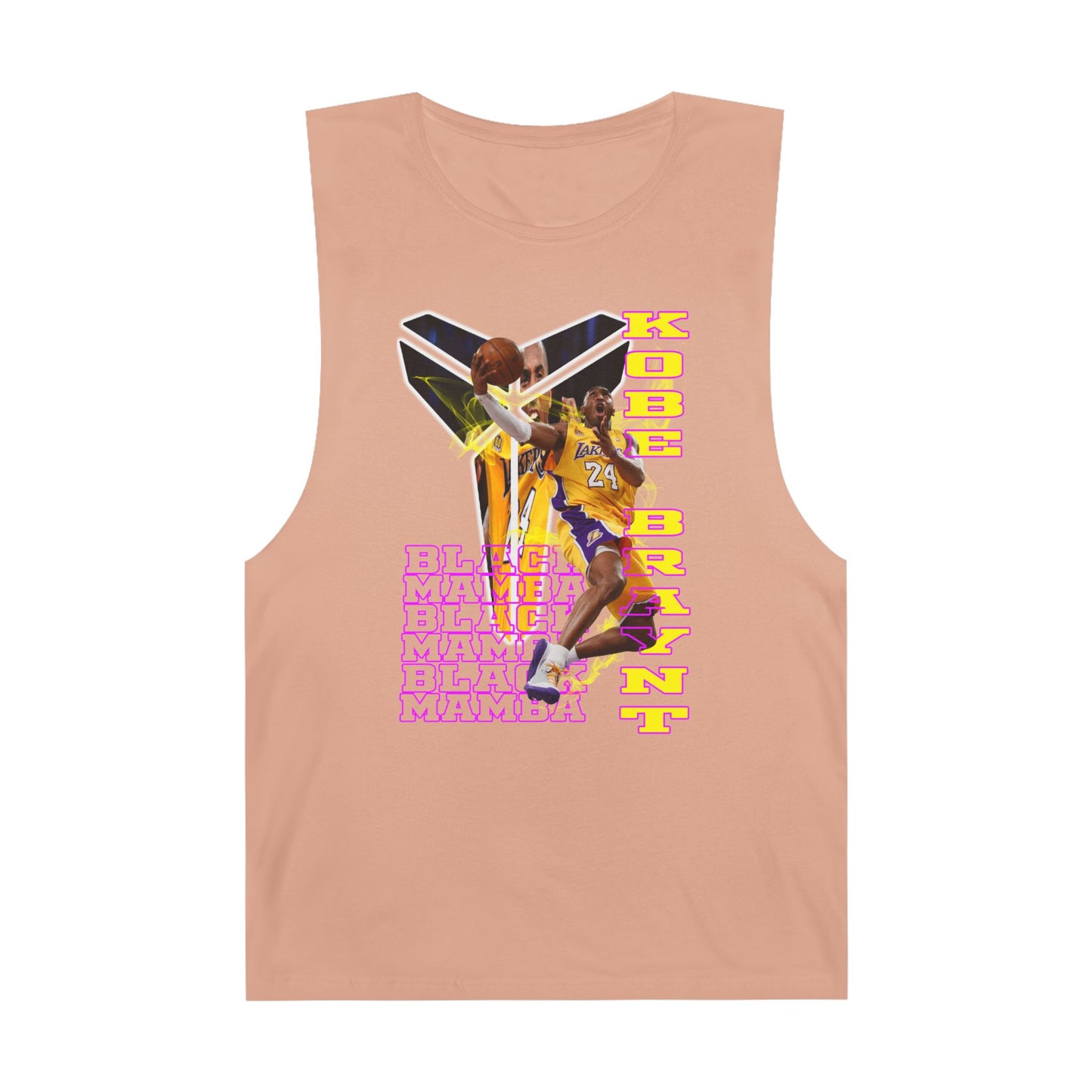 Kobe Bryant Unisex Tank Top, Basketball Apparel, Sports Fitness Gear, Tribute Shirt, Gift for Athletes, Summer Sportswear
