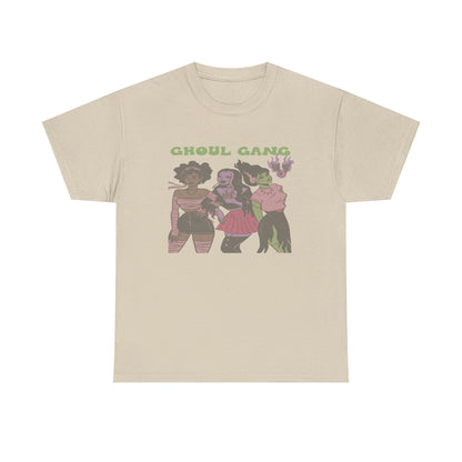 Ghoul Gang Unisex Heavy Cotton Tee | Halloween T-Shirt, Spooky Apparel, Gothic Fashion, Funny Gift, Group Costume