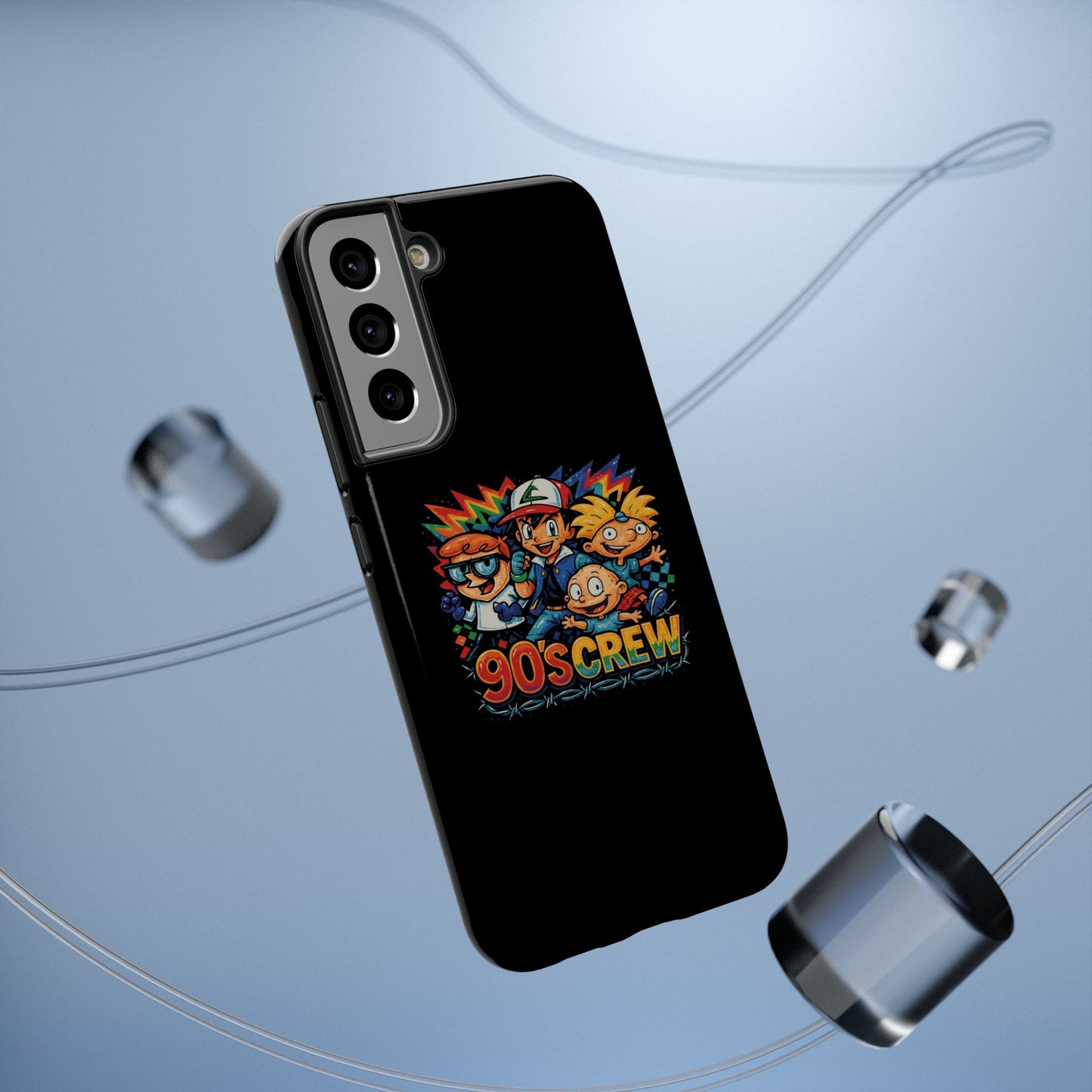 90s Crew Impact-Resistant Phone Case — Retro Cartoon Gamer Design