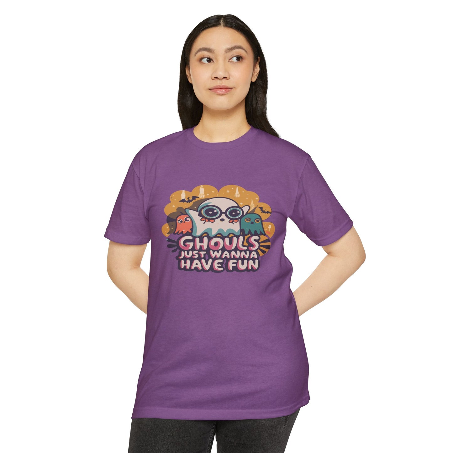Halloween Fun Graphic Tee, Ghouls T-shirt, Unisex T-shirt, Spooky Shirt, Casual Halloween Apparel