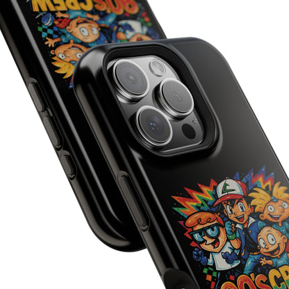 90s Crew Impact-Resistant Phone Case — Retro Cartoon Gamer Design