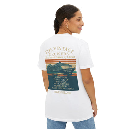 Vintage Allons church of Christ Cruise Pocket T-Shirt