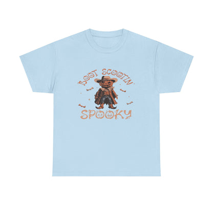 Spooky Cowboy Tee, Unisex Heavy Cotton T-Shirt, Halloween Costume, Fall Fashion, Fun Casual Wear, Gift for Friends, Boot Scootin' [...]