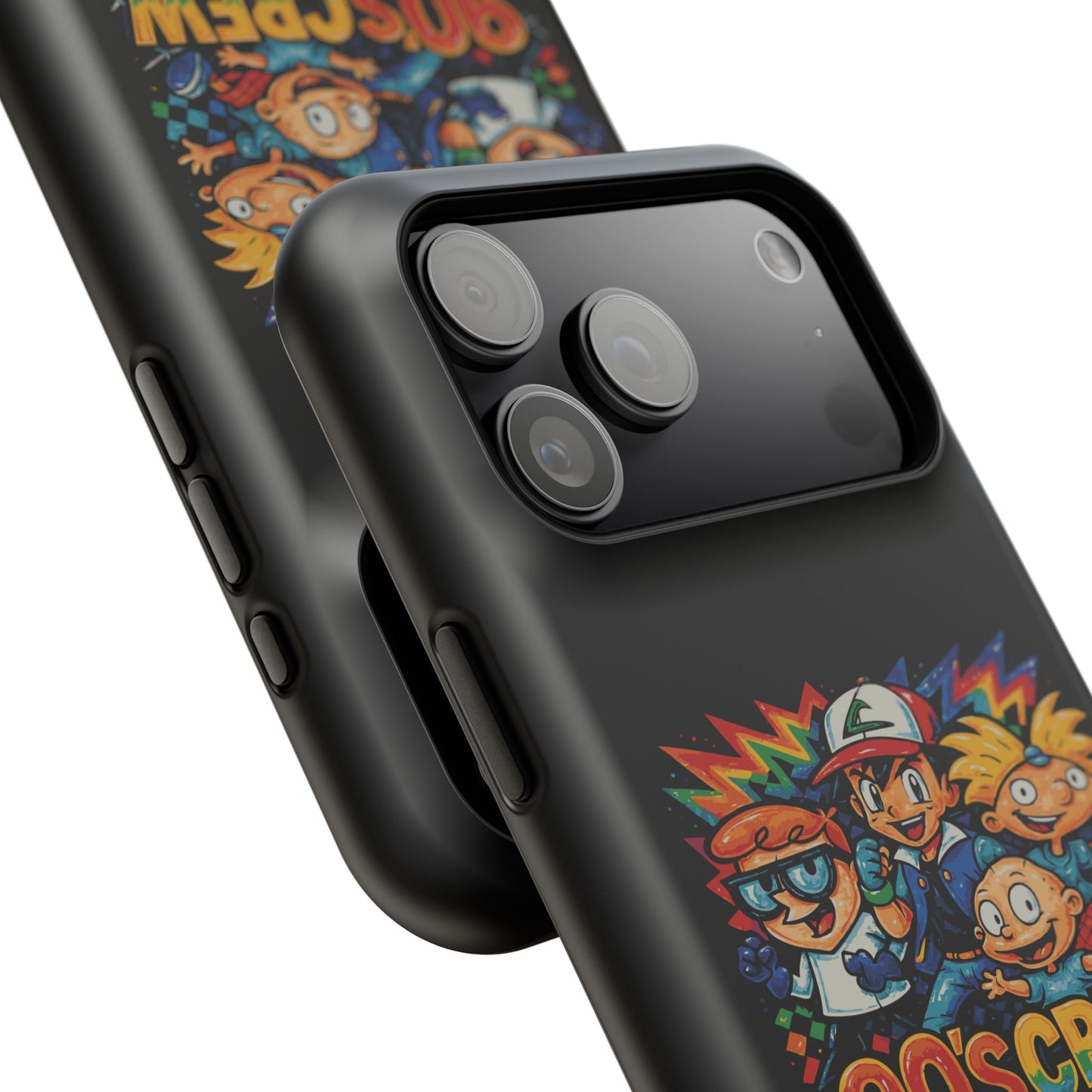 90s Crew Impact-Resistant Phone Case — Retro Cartoon Gamer Design