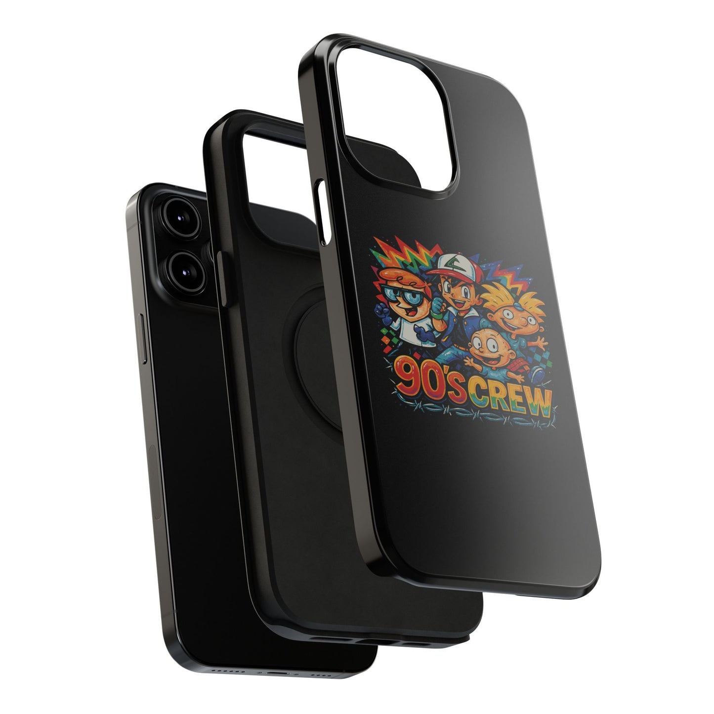 90s Crew Impact-Resistant Phone Case — Retro Cartoon Gamer Design