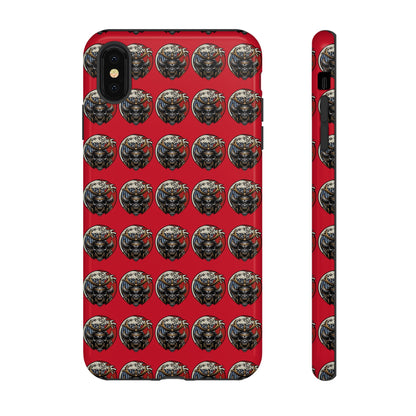 Bold Phone Case, Tough Phone Cover, Red Phone Protector, Unique Gift for Him/Her, Trendy Tech Accessory