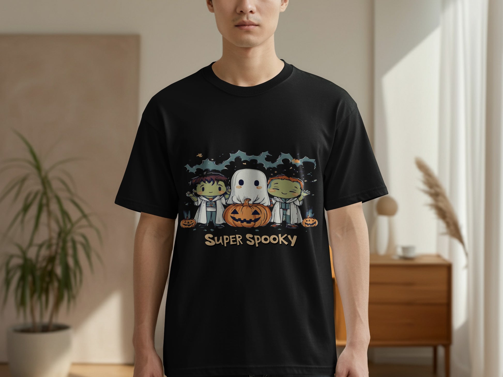 Super Spooky Halloween Ghost and Pumpkins T-shirt product
