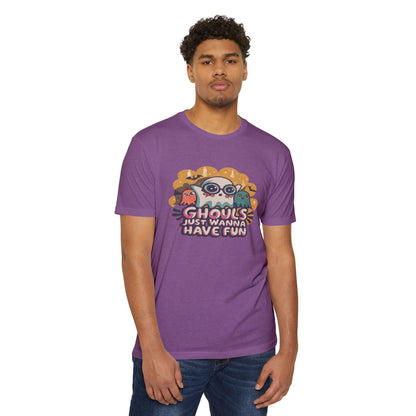 Halloween Fun Graphic Tee, Ghouls T-shirt, Unisex T-shirt, Spooky Shirt, Casual Halloween Apparel