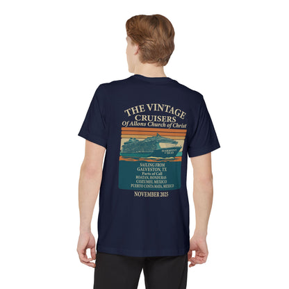 Retro Allons Church of Christ Pocket T-shirt