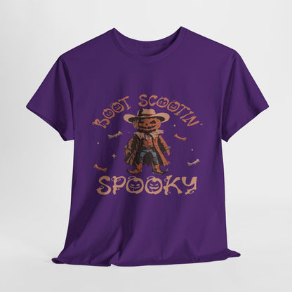 Spooky Cowboy Tee, Unisex Heavy Cotton T-Shirt, Halloween Costume, Fall Fashion, Fun Casual Wear, Gift for Friends, Boot Scootin' [...]
