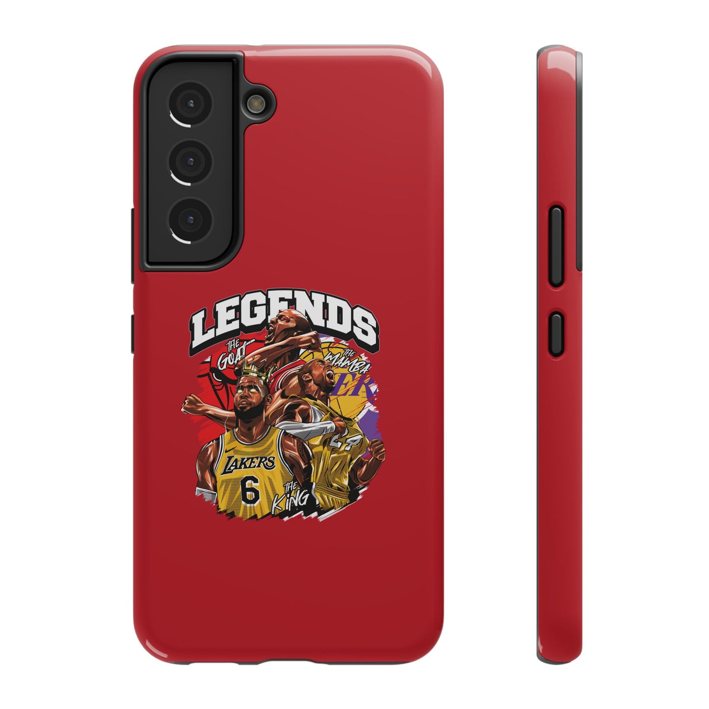 Legends Basketball Graphic Phone Case — Impact-Resistant iPhone Cover