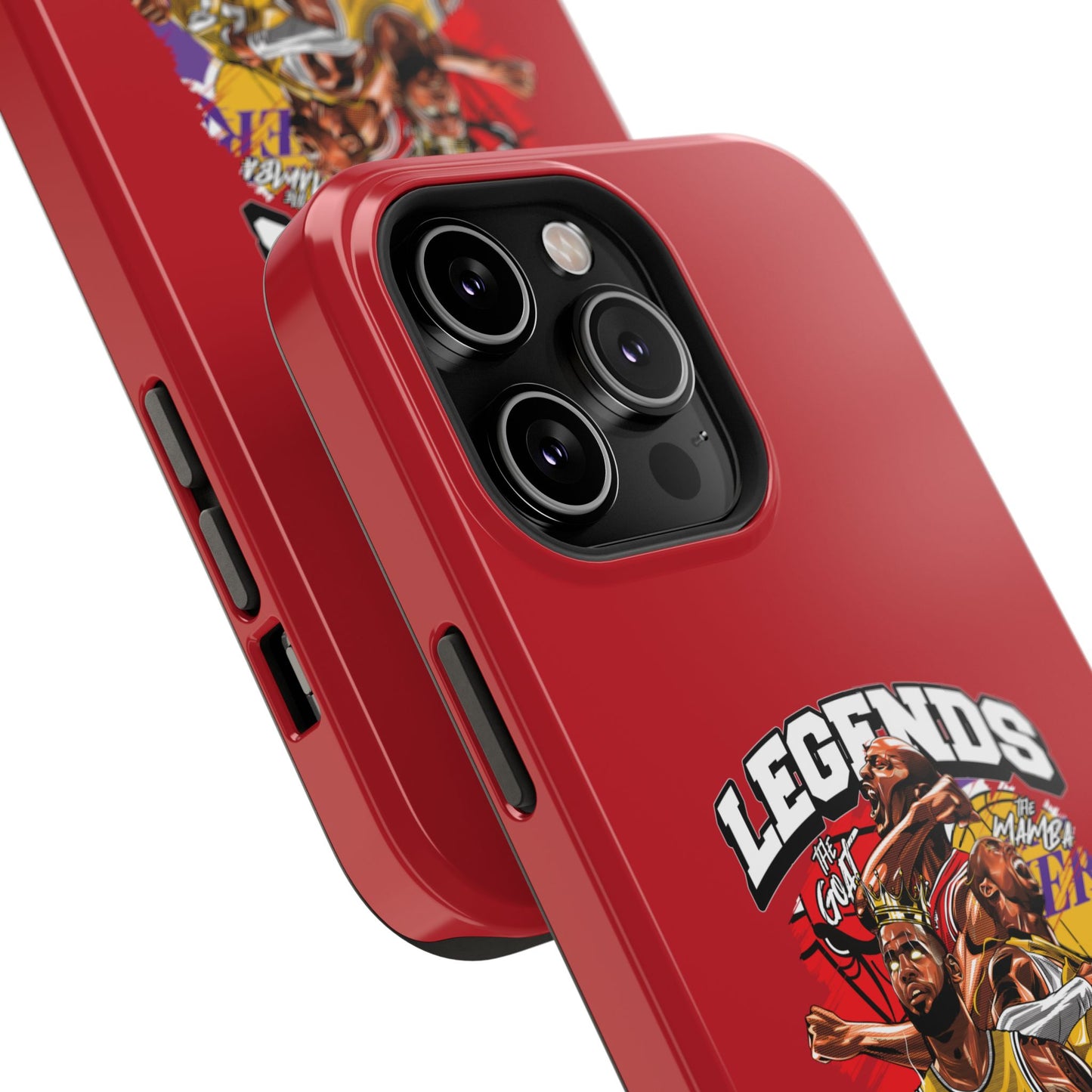 Legends Basketball Graphic Phone Case — Impact-Resistant iPhone Cover