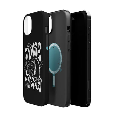 Magnetic Phone Case - Take It Easy Design, Cute Phone Cover, Gift for Him or Her, Trendy Accessories, Unique Tech Gifts
