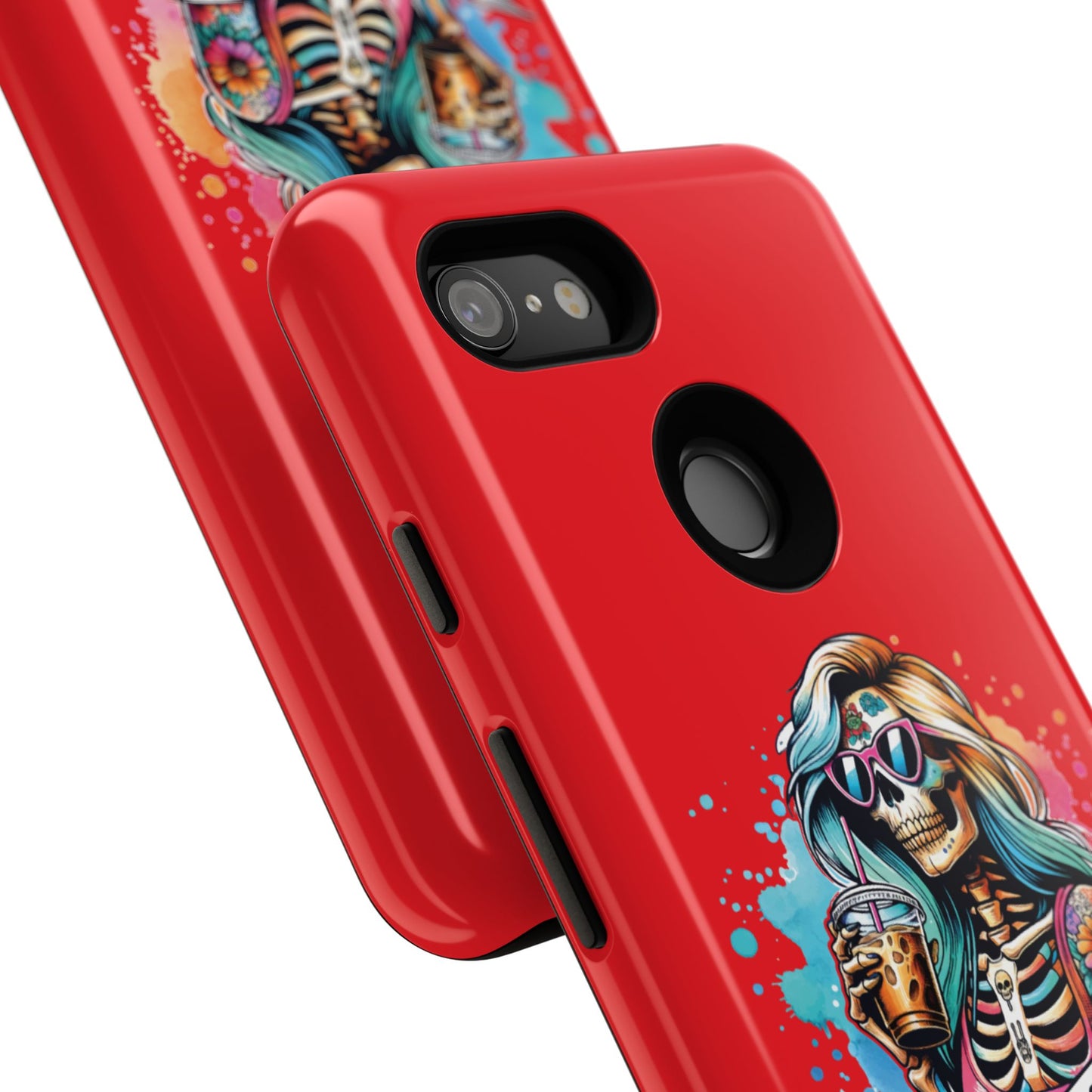 Cool Moms Club Phone Case - Tough Cases, Funky Phone Cover, Gift for Moms, Skeleton Design, Trendy Tech Accessories