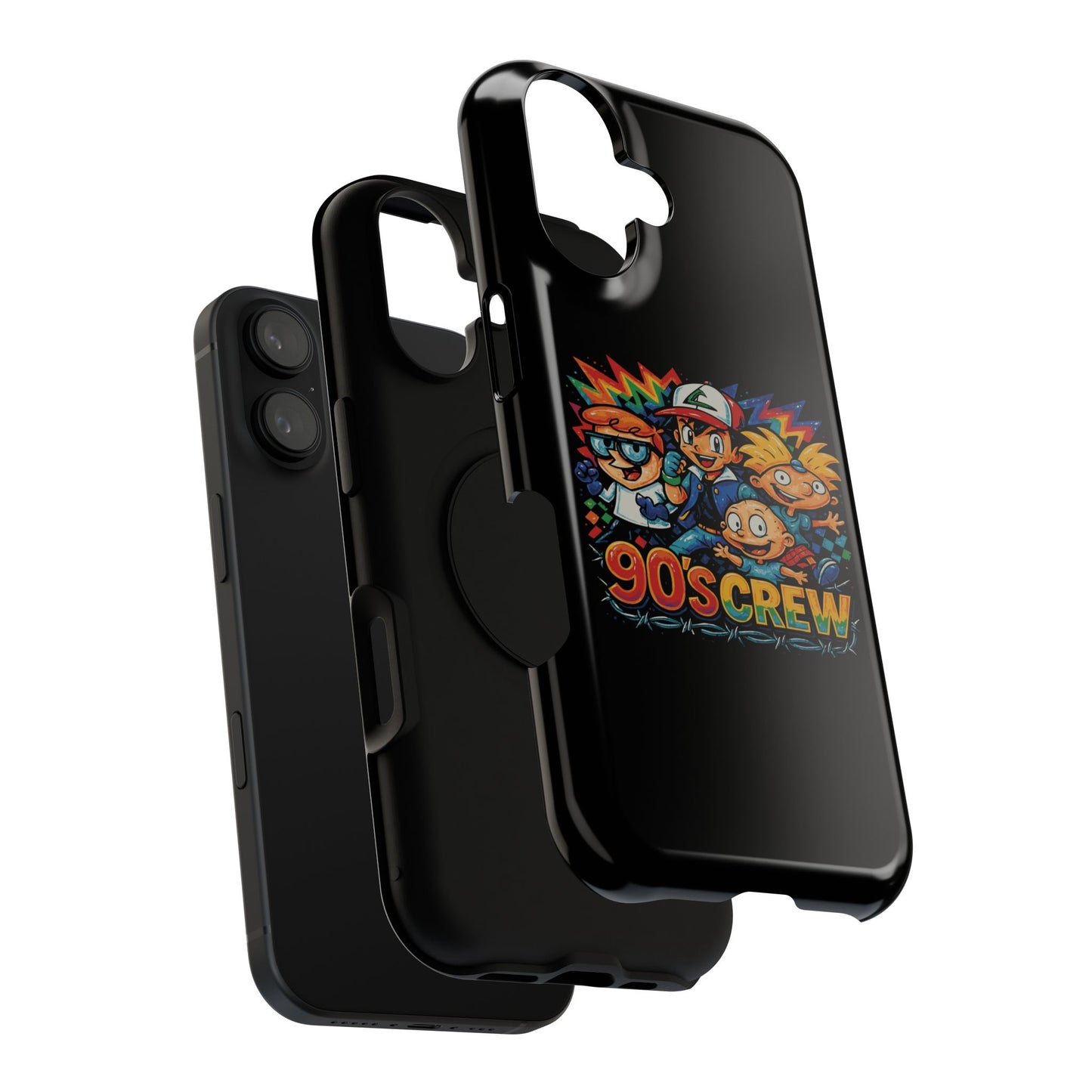 90s Crew Impact-Resistant Phone Case — Retro Cartoon Gamer Design