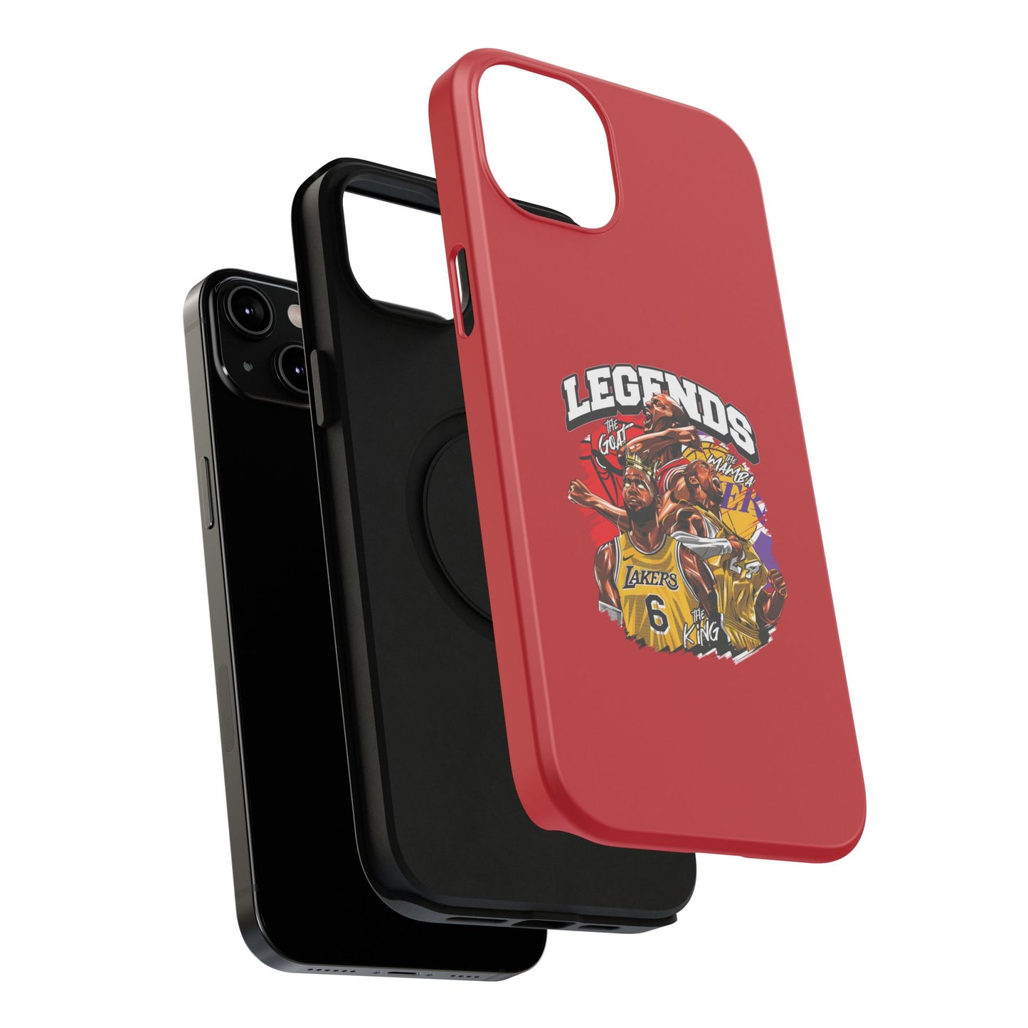 Legends Basketball Graphic Phone Case — Impact-Resistant iPhone Cover