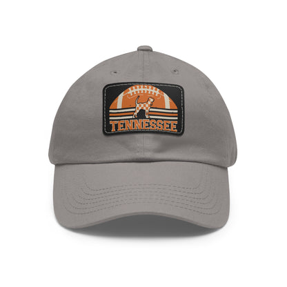 Tennessee Dad Hat with Leather Patch, Casual Hat, Sports Cap, Gift for Dads, Outdoor Hat, Summer Accessory