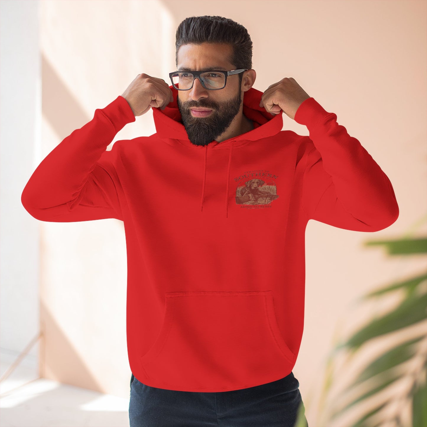 Southern Retriever Hoodie — 'Straight Up Southern' Graphic Pullover