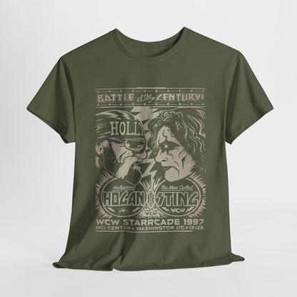 Vintage Wrestling Tee - Hulk vs Sting Retro Sports Nostalgia - Classic WCW Unisex Heavy Cotton Tee