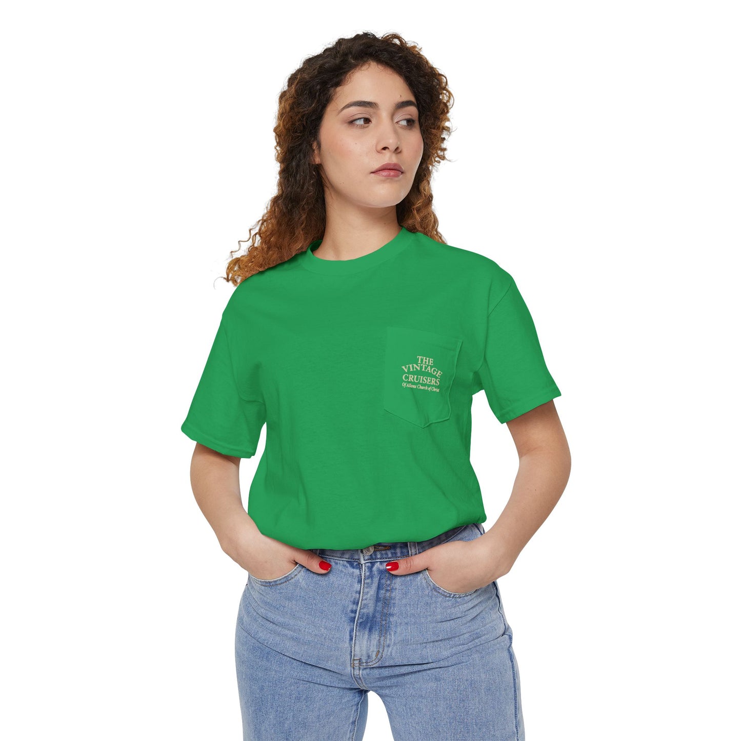 Retro Pocket Tee Allons Church of Christ Cruise 2025 Unisex T-Shirt