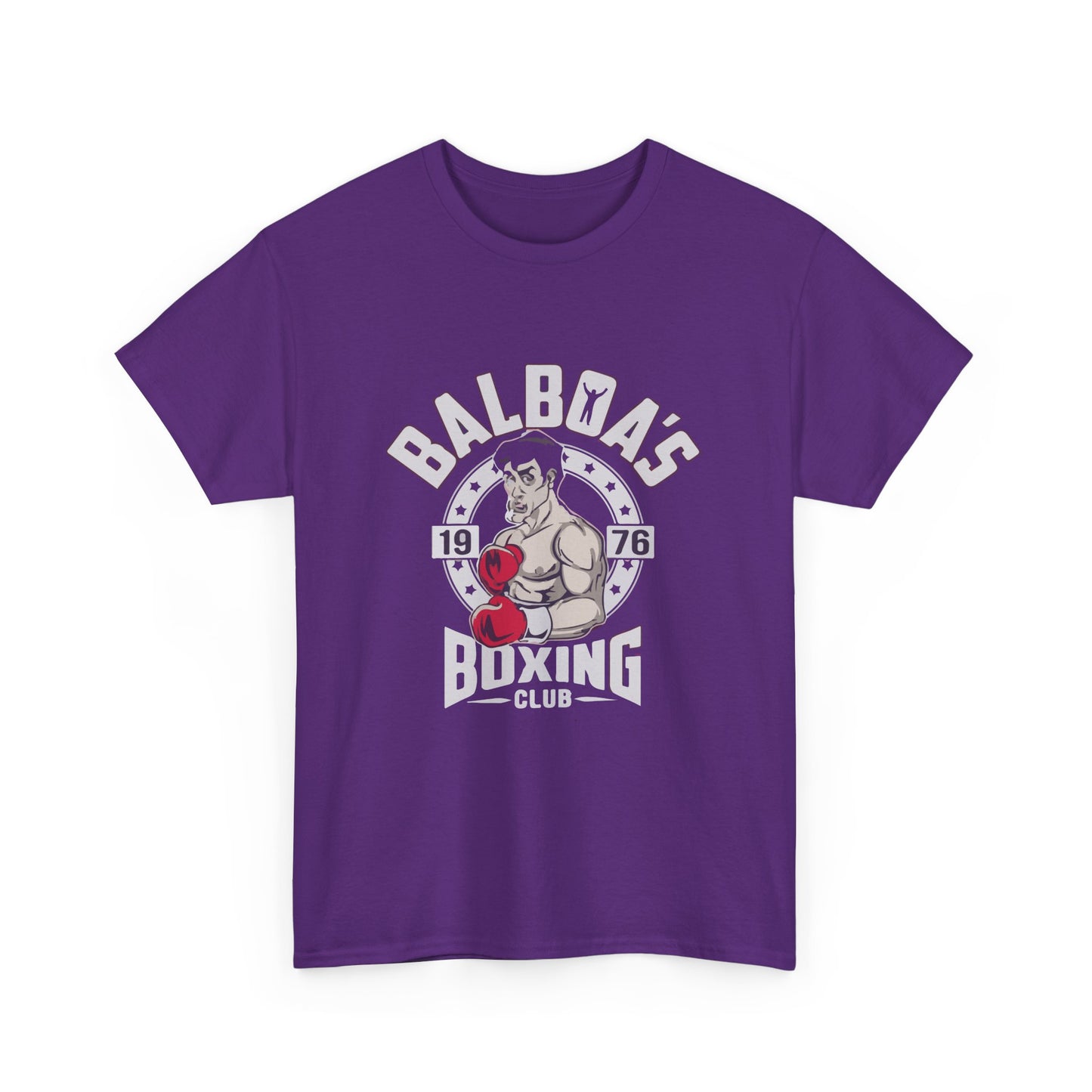 Balboa's Boxing Club Unisex Heavy Cotton Tee - Vintage Sports Shirt, Gym Apparel, Boxing Fan Gear, Fitness Gift, Casual Wear