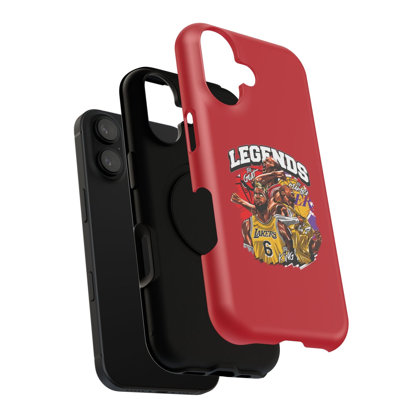 Legends Basketball Graphic Phone Case — Impact-Resistant iPhone Cover