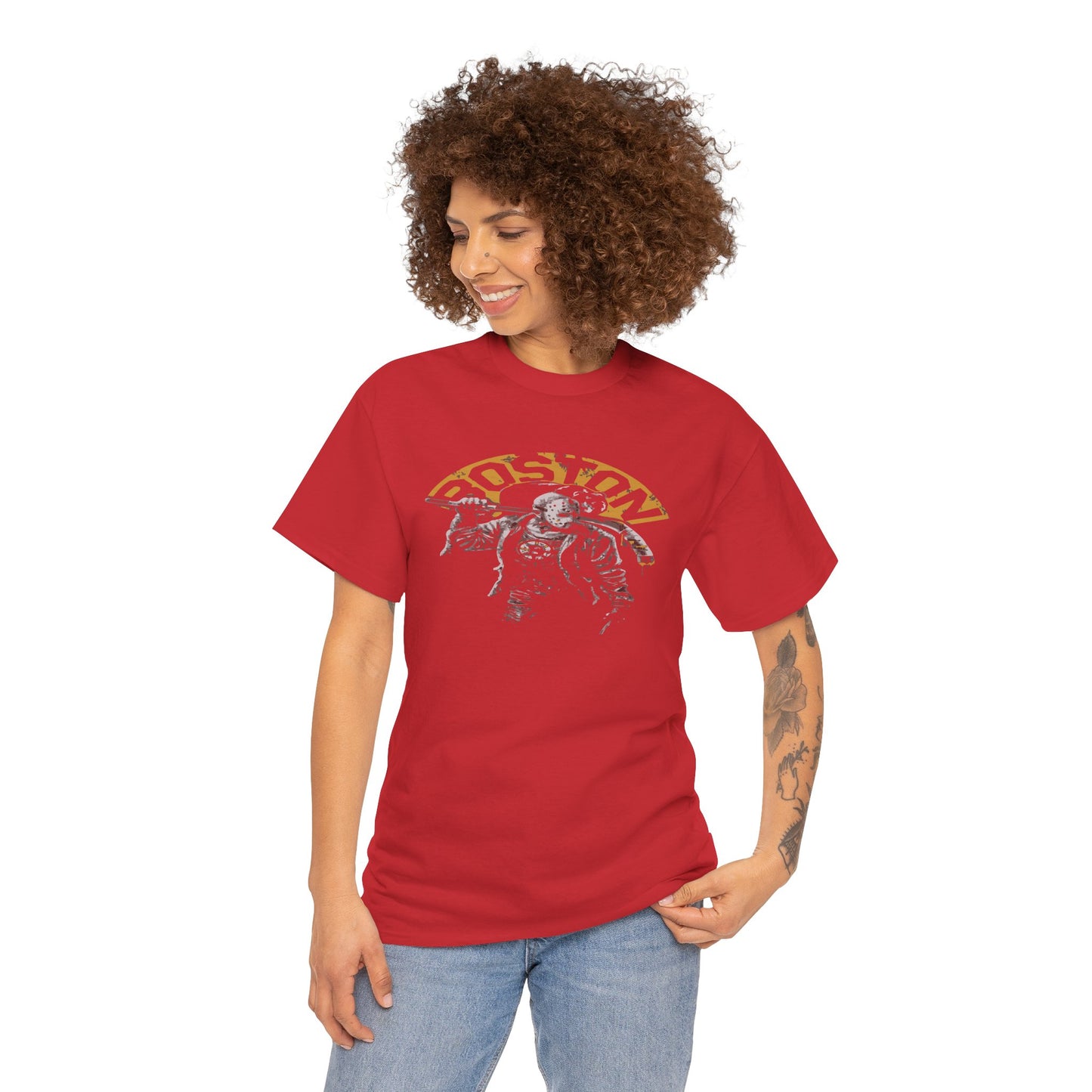 Boston Graphic Tee, Unisex Cotton T-Shirt, Casual Wear, Gift for Him/Her, Streetwear Style, Travel Souvenir, Boston Pride Shirt