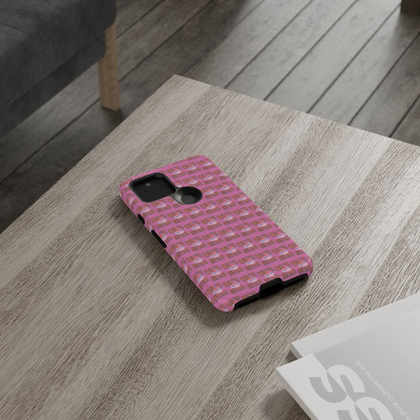 90s Vibe Phone Case, Retro Tough Cases, Gift for Nostalgia Lovers, Durable Phone Covers, 90s Themed Accessories