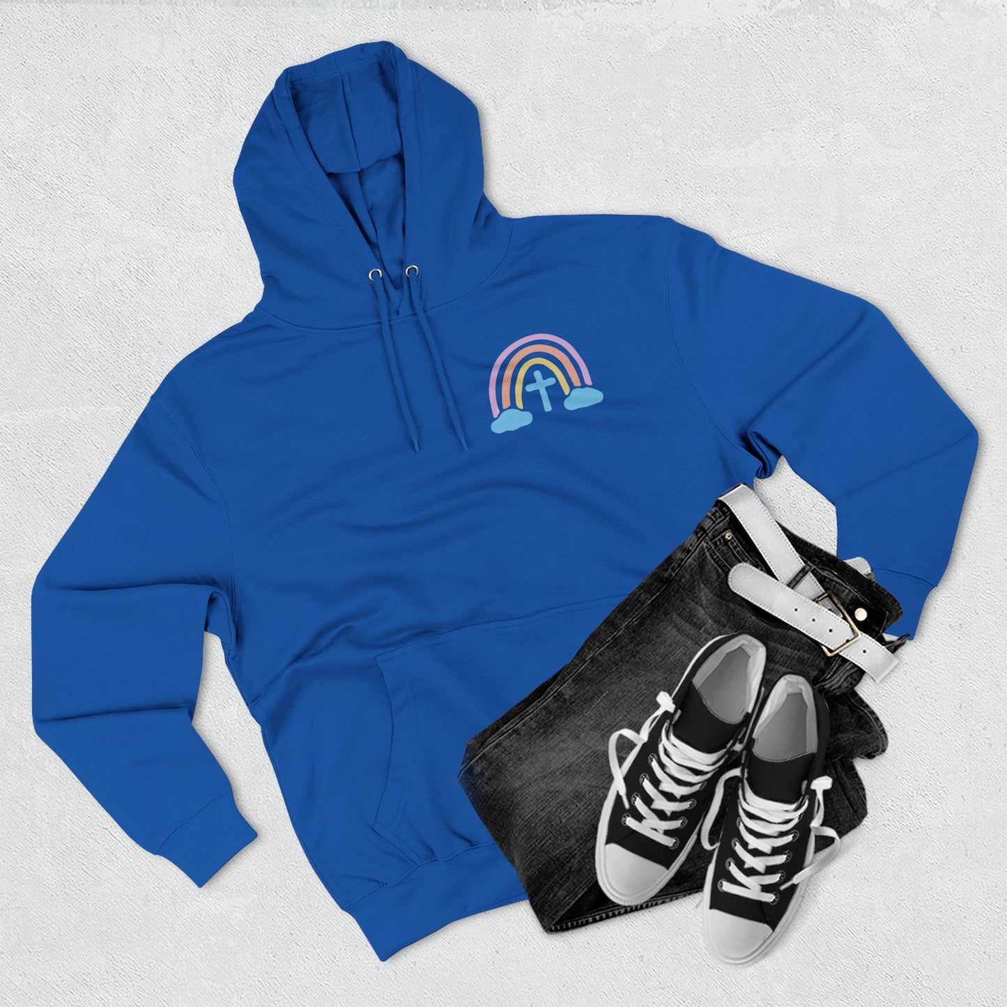 Child of a God Citizen of Heaven Hoodie | Pastel Rainbow Faith Design
