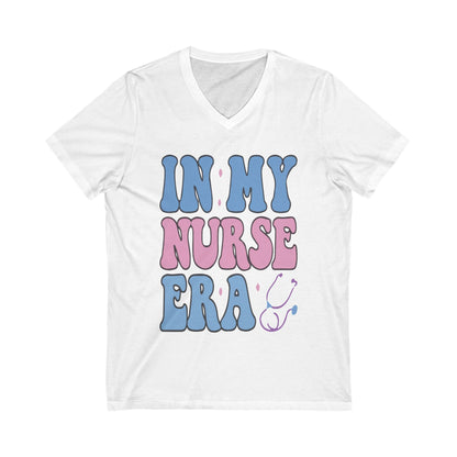 Nurse-Inspired V-Neck Tee, Funny Nurse Shirt, Gift for Nurses, Healthcare Apparel, Nurse Appreciation Day, Casual Wear