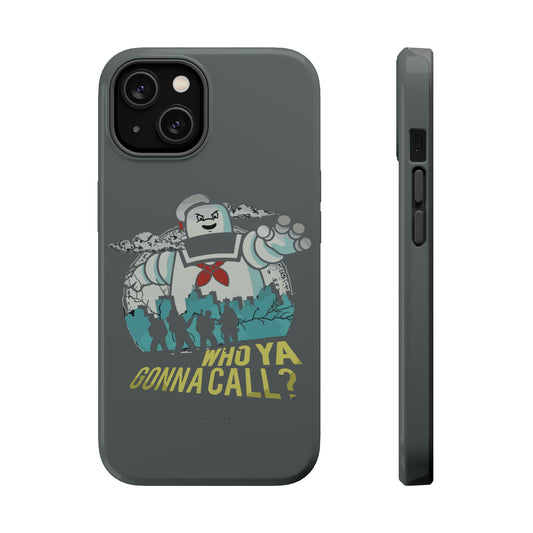 Ghostbuster-Inspired Tough Phone Case - Who Ya Gonna Call? - Perfect for Fans, Gift for Halloween, Geeky Accessories, Durable Protection