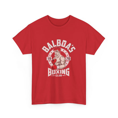 Balboa's Boxing Club Unisex Heavy Cotton Tee - Vintage Sports Shirt, Gym Apparel, Boxing Fan Gear, Fitness Gift, Casual Wear