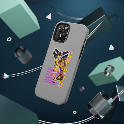 Impact-Resistant Phone Case — Bold Retro Basketball Graphic