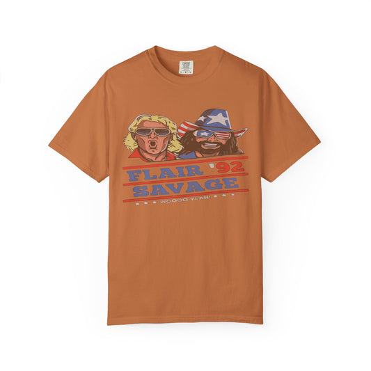 Retro Wrestling Fan T-Shirt, Unisex Graphic Tee, Flair Savage Shirt, Sports Fan Apparel, Vintage Style Gift