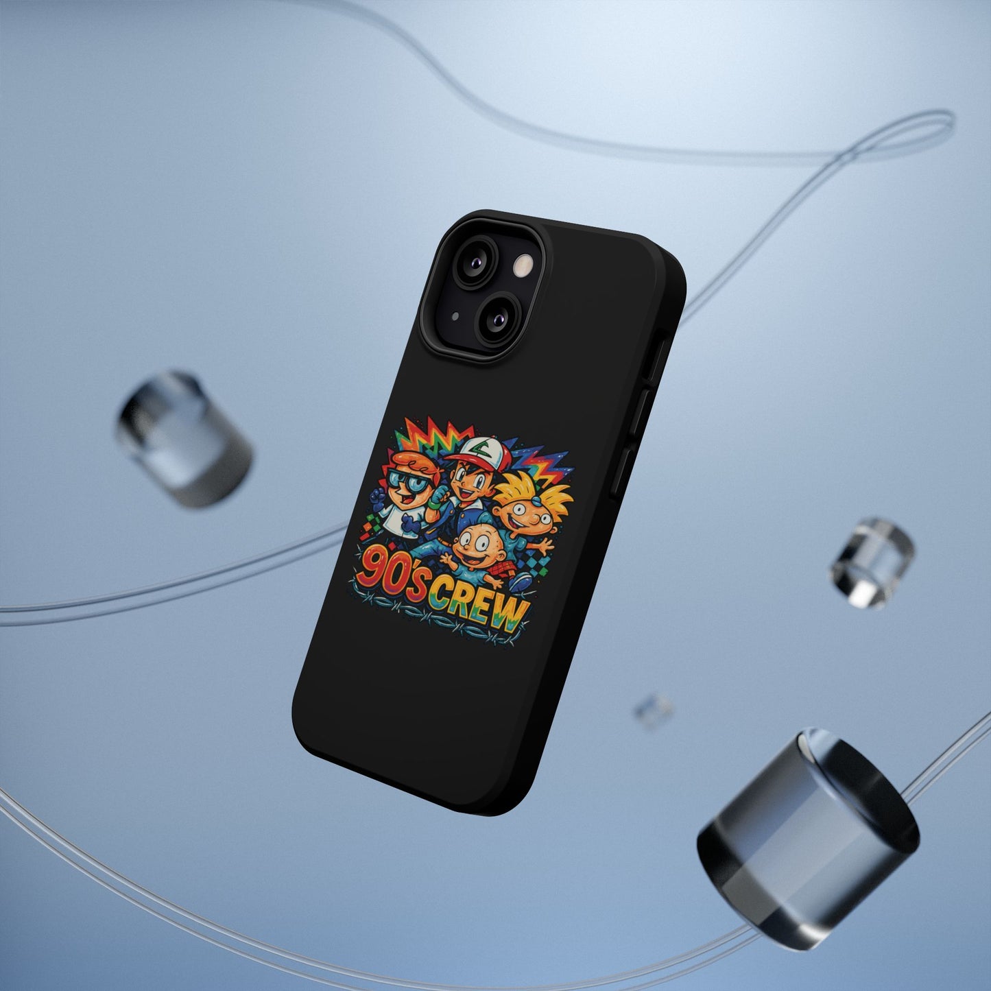90s Crew Impact-Resistant Phone Case — Retro Cartoon Gamer Design