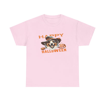 Halloween Dog Graphic Tee, Unisex T-Shirt, Spooky Pet Shirt, Fall Apparel, Trick or Treat Top
