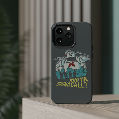 Ghostbuster-Inspired Tough Phone Case - Who Ya Gonna Call? - Perfect for Fans, Gift for Halloween, Geeky Accessories, Durable Protection